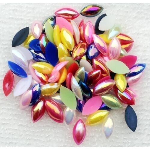 2000pcs/lot 6*12mm AB Resin Flat-back Horses Clothing/shoes/package accessories Mix random delivery D43A*2K