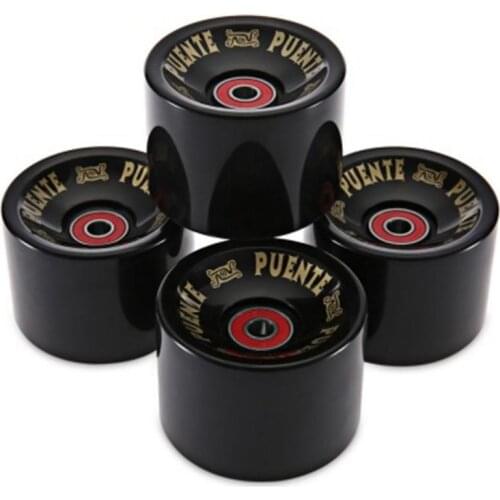 4Pcs/Set Longboard Wheel Non-slip PU Skate Roller With ABEC-9 Bearing Smart Skateboard Wheel Roller Skate Board Wheel 60X45mm