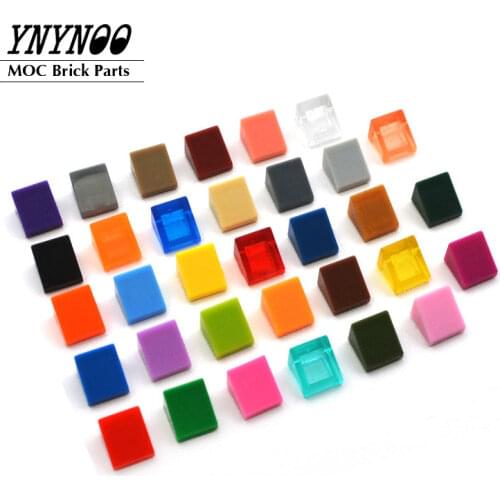 520Pcs/Lot Slope Brick Parts 30 Degree 1x1x2/3 (Cheese Slope) MOC Building Blocks Brick Parts Assembles Particles DIY Toys