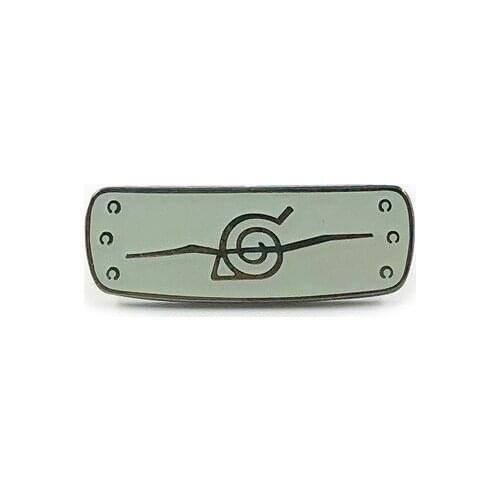 Anime Lovers Accessories Shippuden Konoha Akatsuki Itachi Headband Cartoon Enamel Metal Bag Clothes Coats Lapel Badge Brooch Pin