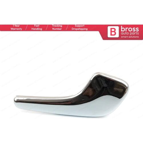 BDP220 Aluminum Plated Plastic Stainless Interior Door Handle for Opel Corsa D 2006-2014; 13297814 Front or Rear Right Doors