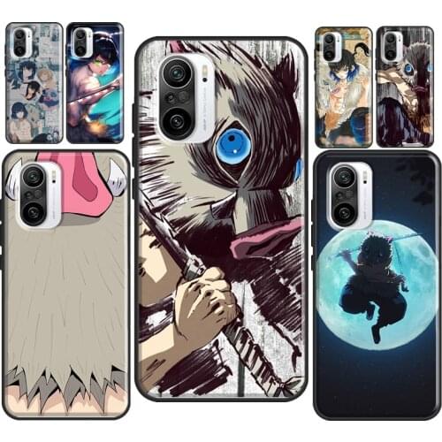 Inosuke Hashibira Kimetsu no Yaiba For Xiaomi Mi 11 Pro 10T 9T Mi Note 10 Lite A1 A2 A3 Cover For POCO X3 Pro M3 F2 F3 Case