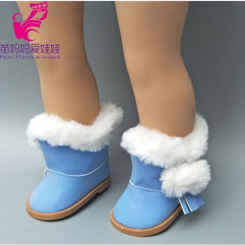 Baby dolls winter boots also suit for 18 inch girl dolls winter quality shoes children toy gift