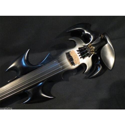 Crazy SONG Brand art streamline black color electric viola 15"-16",solid wood