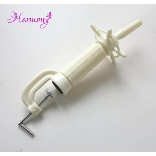 Harmony 1pcs white color mannequin head holder with lengthened tube Wig Stands Display hairdressers salon styling tools