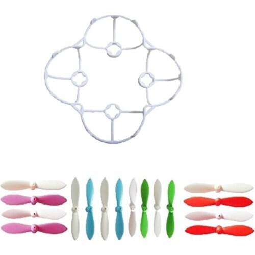 HIINST Cheerson CX-10 CX-10A CX-10C Part Blade Protector Cover + 16PCS Propeller Blade Unmanned remote control toy accessories