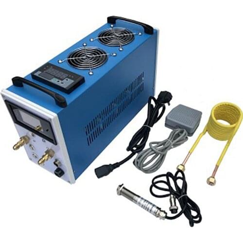 2800W ZVS Induction Heater Metal Smelting Furnace Metal Quenching Equipment Adjustable power+Temperature control 1-1000 ° C