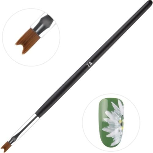 KADS 1pc Gel Nail Brush Acrylic French Tip UV Gel Nail Art Brush Pens Drawing Pen Nail Art Decorations Painting Nail Art Tools