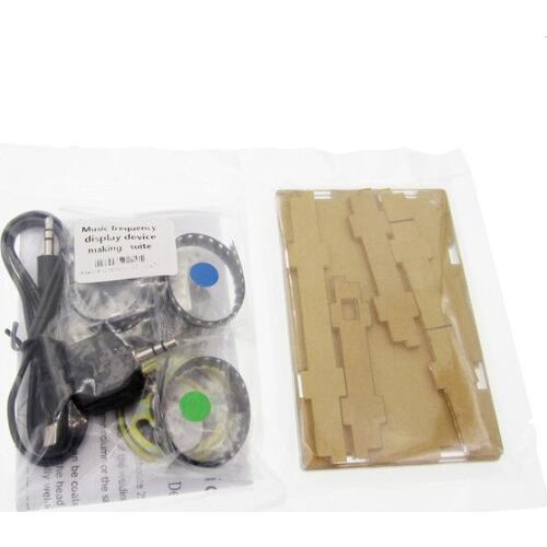 LED Music spectrum display production making kit led Flashing lights DIY kit with case