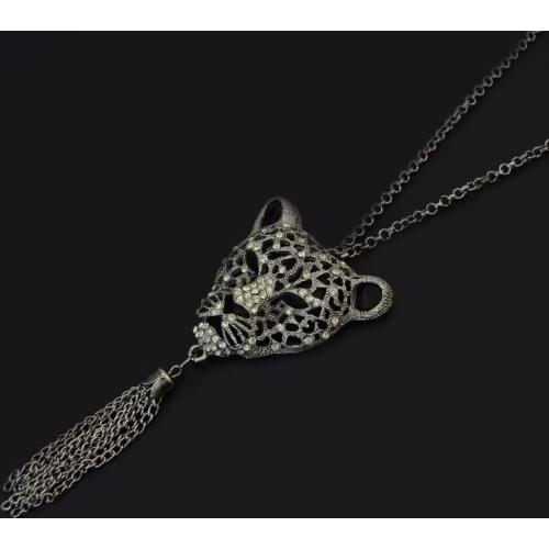 Personalized Color Leopard Pendant Necklace Suitable For Bohemian Birthday Gifts For Women