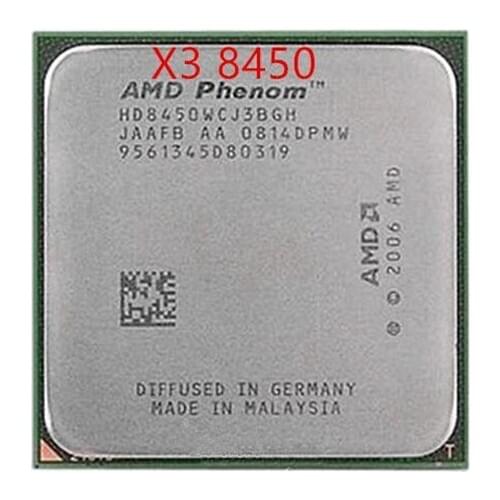 AMD Phenom II X3 8450 CPU processor 2.1G Socket AM2+ 940pin Triple-CORE/2MB L3 Cache used