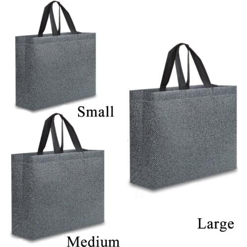 Women Foldable Bag Waterproof Shopping Bag Fashion Reusable Eco Bag Convenient Fabric Non-woven Bag Film Coated Grocery Bag