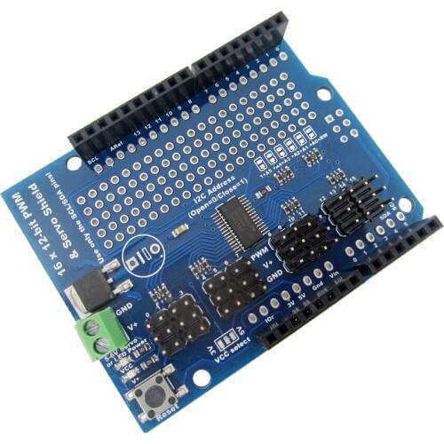 1pcs servo shield 16 Channel 12-bit PWM/Servo Driver-I2C interface PCA9685 or Raspberry shield module