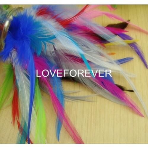 14 Colors Select Rooster Feather 6-8inches 15-20Cm DIY Hair Accessory Fascinator Material Handmade Headwear Headpieces Wholesale