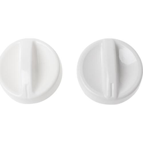 2Pcs Universal Microwave Oven Plastic Spool Rotary Knob Timer Control Switch New