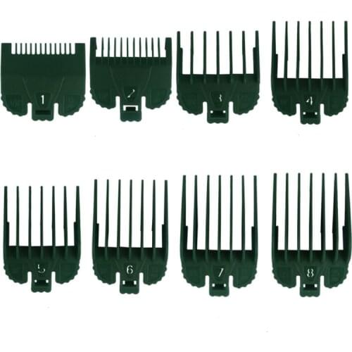 2021 New 8 Pieces Professional Hair Clipper Guide Combs for Wahl Trimmers,1/16" 1/8" 3/16" 1/4" 3/8" 1/2" 3/4" 1" Size