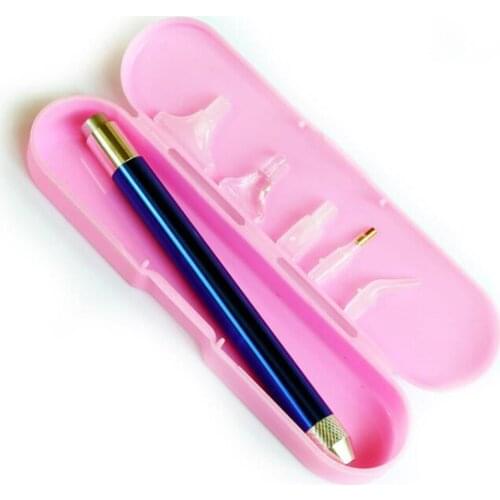 DIY Diamond Painting Tool LED Lighting Point Drill Pen With 5 Replaceable Pen Nib Storage box Set Cross Stitch Accessories