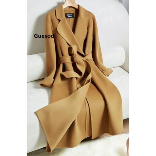 Guesod Women's Straight Coats