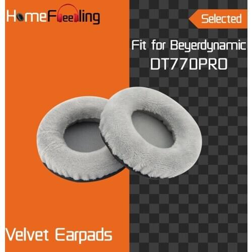 Homefeeling Earpads for Beyerdynamic DT770PRO Headphones Earpad Cushions Covers Velvet Ear Pad Replacement