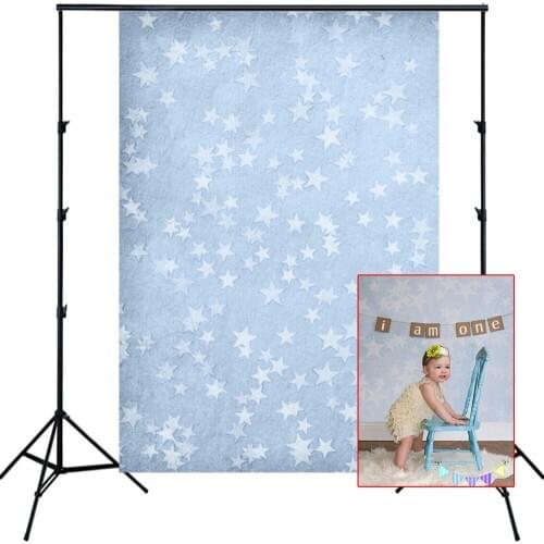 HUAYI Photography Backdrop Vintage Stars pattern Photo Booth Background Customize Newborns Child Birthday Studio Backdrop D-3482