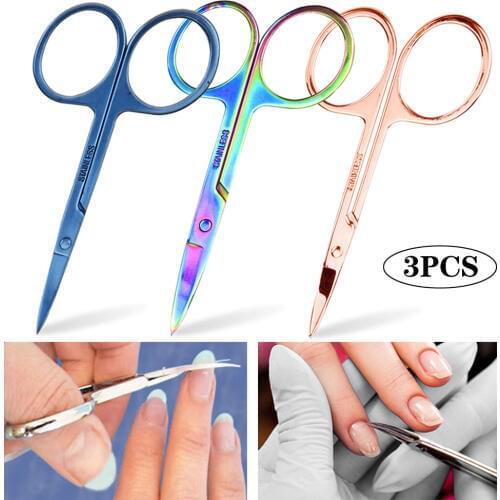 Nail Cuticle Cutter Scissors Manicure Pedicure Tools Stainless Steel Dead Skin Scissor Remover Nipper Clipper Nails Art Tools