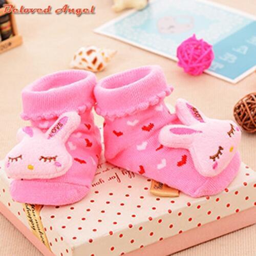 1 Pair New Soft Cotton Newborn Infant Socks Cute Cartoon 3D Pattern Kids Socks For Baby Boy Girl 18 Kinds Style For 0-18 Month