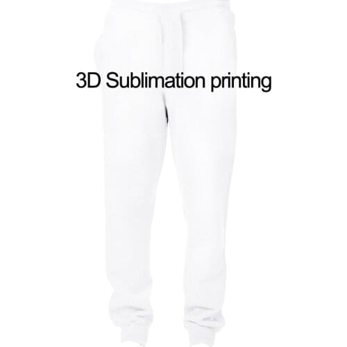 REAL American SIZE Custom 3D Sublimation Print men String Jogger Sweat Pants