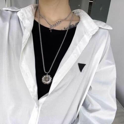 New chain trend explosion stainless steel ins net red with the payment chain manufacturers direct sales manual customization