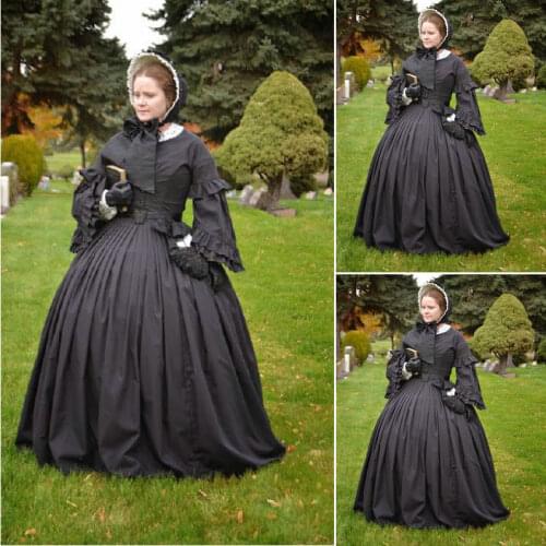On sale SC-196 Victorian Gothic/Civil War Southern Belle Ball Gown Dress Halloween dresses Sz US 6-26 XS-6XL