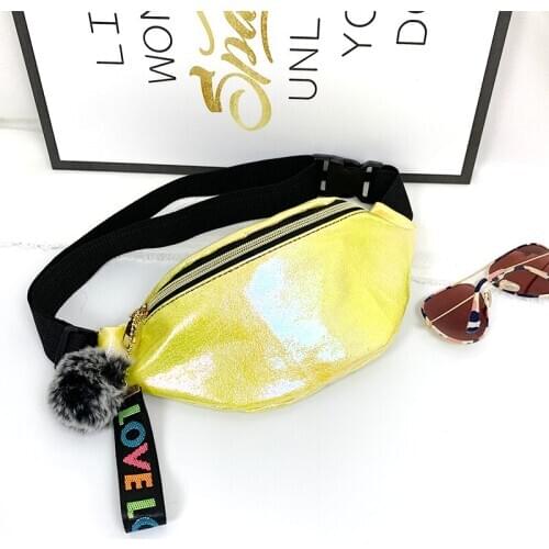 Pouch Laser Light Hip Bum Bag Travel Sport Small Purse Chest Messenger Shoulder Waist Pack Women Girls Waist Fanny Pack Belt Bag