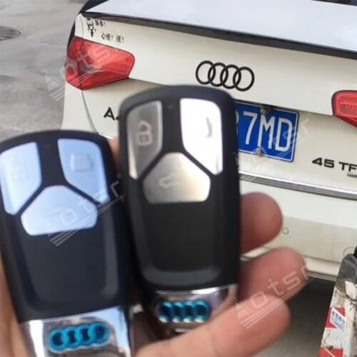 Keyless Start Smart Engine Start Remoto Control for Audi A4L Phone App Intelligent Switch Door Lock Acc Detection