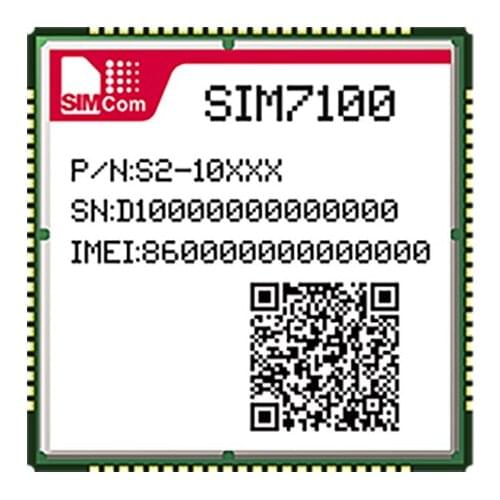 SIMCOM SIM7100JC LTE Cat-3 Module TE-FDD B1/B3/B8/B18/B19 LTE-TDD B41 UMTS/HSDPA/HSPA+ B1/B6/B8 GSM/GPRS/EDGE 900/1800MHz