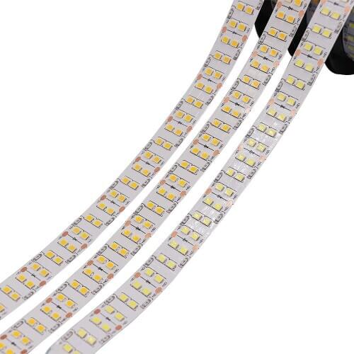 LED Strip DC12V 24V 240LEDs/m Flexible LED Light Warm /Natural White IP21 IP67 Waterproof 2835 LED Strip 5m/lot
