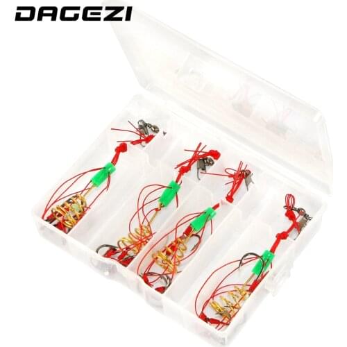 DAGEZI High quality Explosion Capture off Carbon Steel Sharp Fishing hook 4pcs/sets explosion hook fishing tackle 13-29
