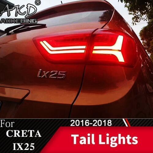 Tail Lamp For Car Hyundai IX25 LED Creta 2016-2018 Tail Lights Fog Lights Daytime Running Lights DRL Tuning Cars Car Accessories