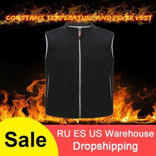 Heating Vest Men Women Winter USB Infrared Heated Vest Electric Hiking Heater Jacket Waistcoat Clothing