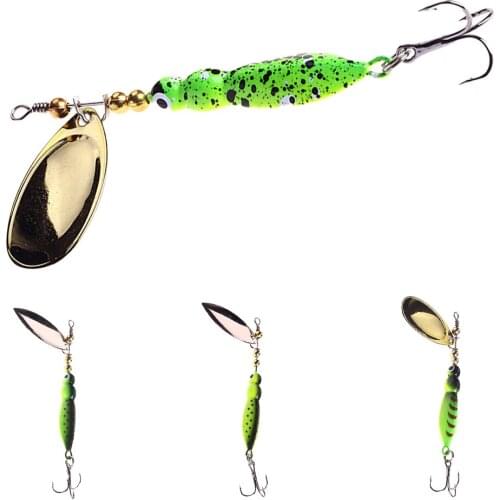 1Pcs 7cm 15g Noise Spinner Baits Metal Fishing Lure Spoons Paillette Artificial Spoon Lures Bass Lures Metal Sequin Bait