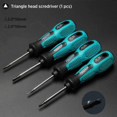 1PCS) 2mm 3mm Triangle Screwdriver Repair Tool Triangle Head Screwdriver Tool Magnetic Tip Screwdrivers Hand Tool Screw Driver