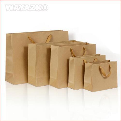 100PCS/lot) brown kraft paper bag
