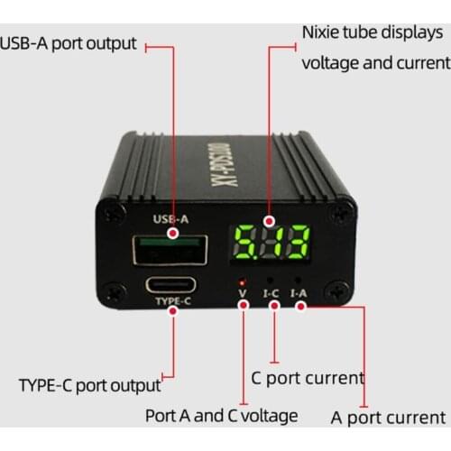 2021 New 2021 New XY-PDS100 QC4.0 QC3.0 Type-C 100W Step Down Mobile Phone Quick Charger Module