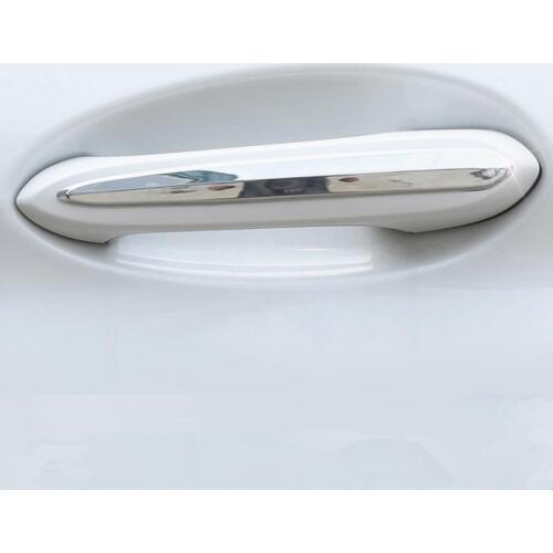 4pcs Car Door Handle Decorative Sequins For BMW 5 Series G30 G38 2018 Exterior Doorknob Cover Trim Strips