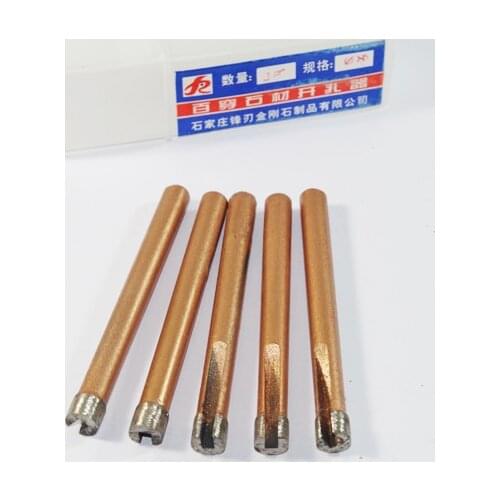 5pcs / set 8mm Diamond Hole Saw Drill Core Bit Diameter for Marble Stone Granite Tile