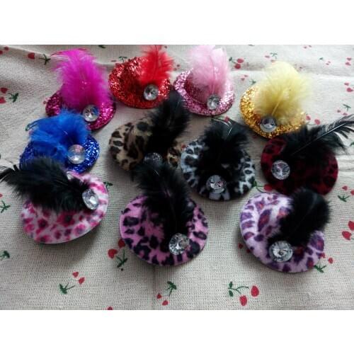 Pet accessories wholesale pet hairpin hat headwear dog hairpin Clip 20 pcs/lot