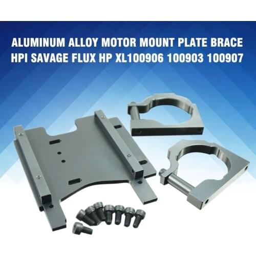 Aluminum Alloy Motor Mount Plate Brace for HPI SAVAGE FLUX HP XL100906 100903 100907 Parts
