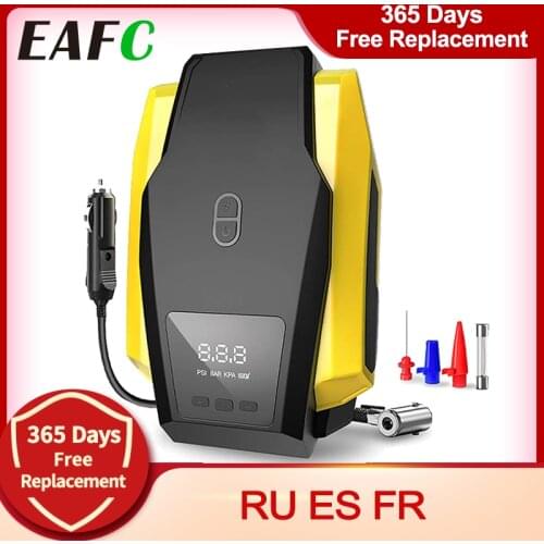 Car LED Digital Display Air ComprESSor Portable Inflatable Pump 12V Automobile Tire Fast Inflator Mini Electric Auto For Trave