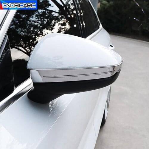 Car Styling Rearview Mirror Cover Strips Decoration Sticker Trim For Audi A3 8Y 2021 Stainless Steel Exterior Accessories
