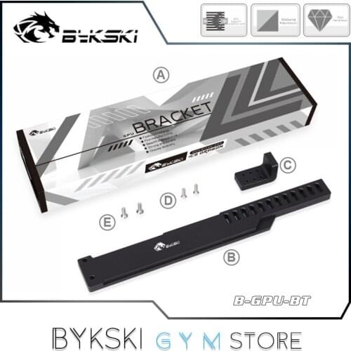 Bykski Universal Aluminum GPU Holder, Video Card Companion, Graphics Support Anti-Falling Stand, PC MOD Parts, 4 Colors B-GPU-BT