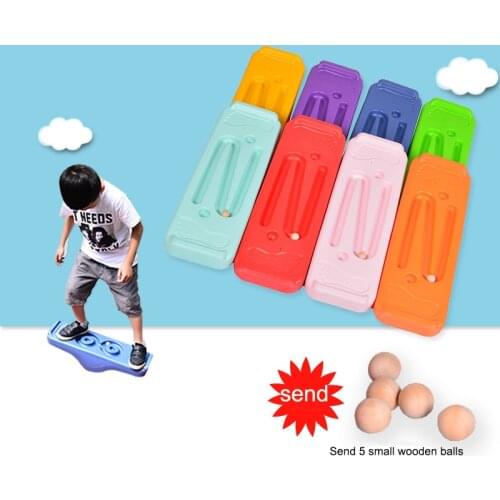 LazyChild Childrens Balance Board Portable Outdoor Sports Kindergarten Early Education Seesaw Fitness Balance Training Toy