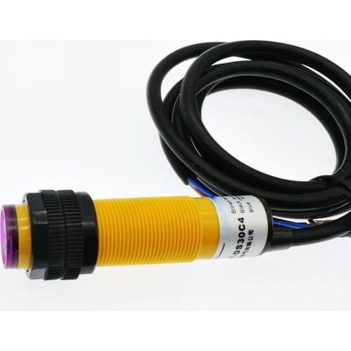 E3F-DS30C4/E3F-DS30P1/P2 proximity switch DC 9-36V 3 Wire PNP NO/NC IR Photoelectric Sensor diffuse photoelectric switch 30cm