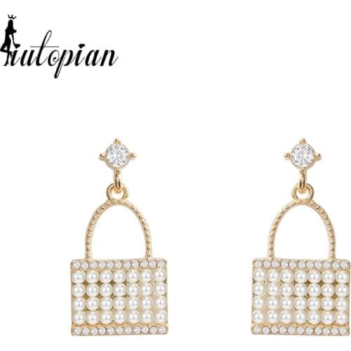 Korean Style Elegant Drop Mini Pearl Earrings For Women S925 Needle Anti Allergy Party Jewelry Gift For Her #HJ131